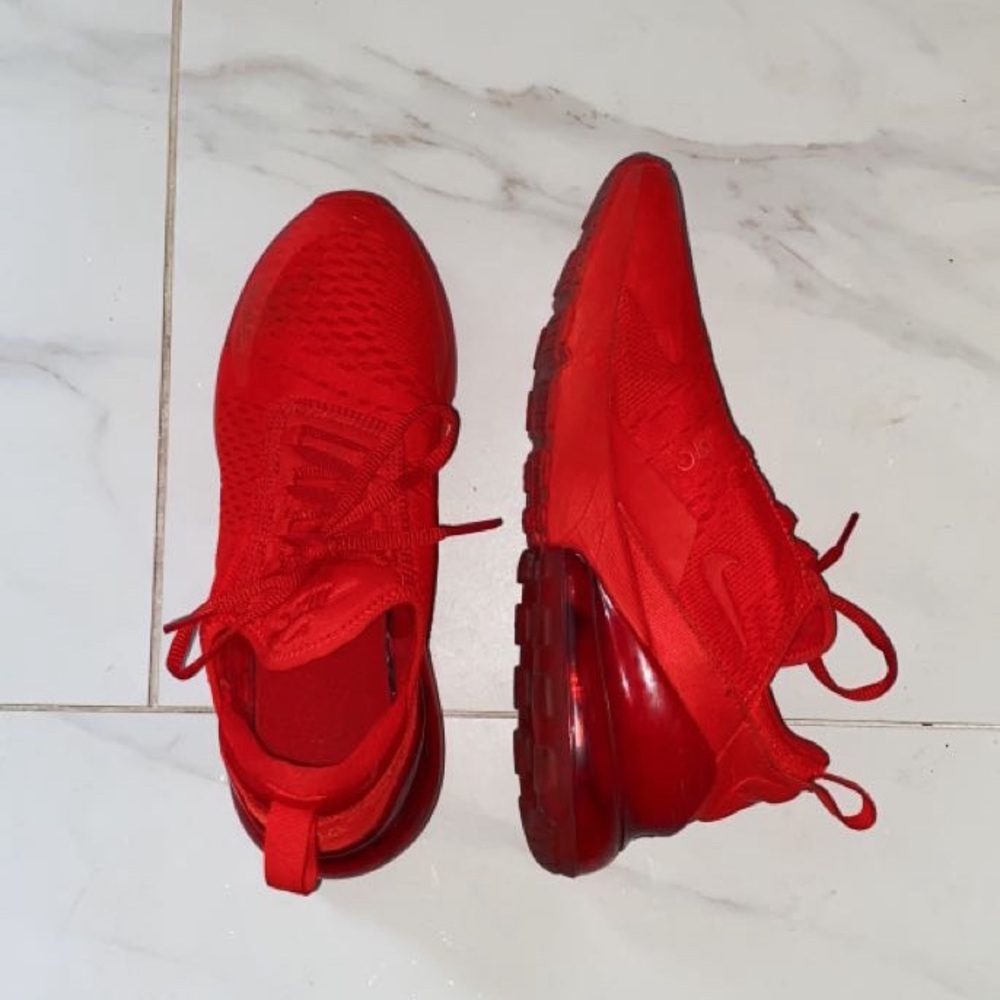 NIKE AIR MAX 270 RED SIZE: 8